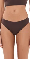 Staud Gemma Bikini Bottoms Dark Chocolate In Dark Chocolate