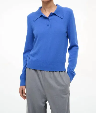 Staud Gemma Cashmere Sweater In Sapphire In Blue