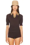 Staud Gene Top In Brown