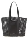 Staud Getaway Shopping Bag In Black