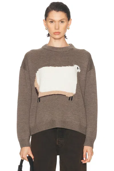 Staud Giada Sweater Dolly In Brown