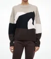 Staud Giada Dropped-shoulder Sweater In Multi