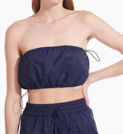 Staud Gigi Top In Navy In Blue