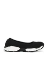 Staud Gino Paneled Neoprene Ballet Flats In Black