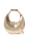 Staud Golden Goodnight Moon Shoulder Bag In Gold