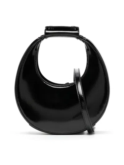 Staud Good Night Moon Crossbody Bag In Schwarz