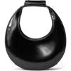 Staud Good Night Moon Leather Top Handle Bag In Black