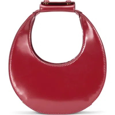 Staud Good Night Moon Leather Top Handle Bag In Pinot