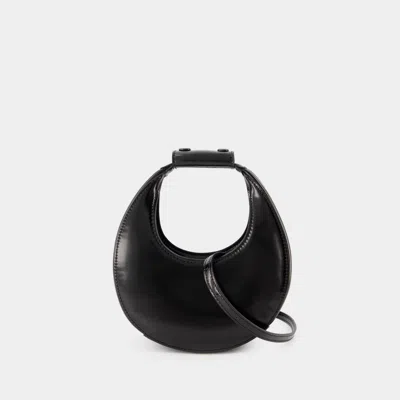 STAUD GOOD NIGHT MOON PURSE - STAUD - LEATHER - BLACK