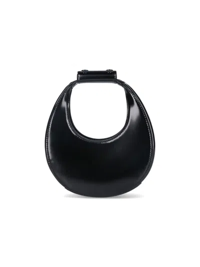 Staud Goodnight Moon Handbag In Black
