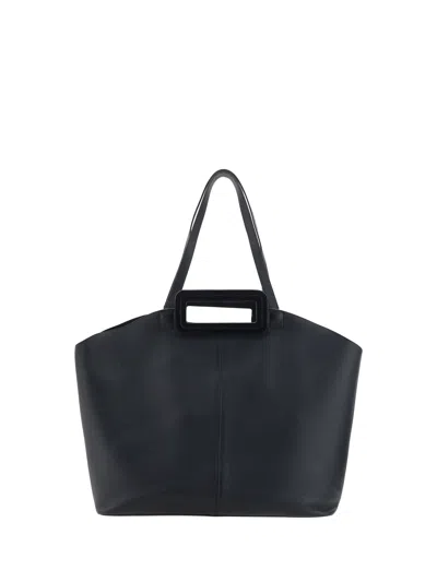 Staud Grande Tote Bag In Black