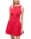 Staud Gwen Mini Dress In Red
