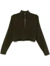 Staud Hampton Sweater In Olv-olive