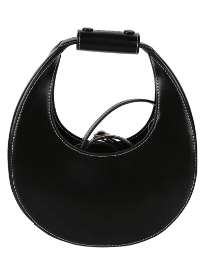 Staud Hand Bag In Leather In Black