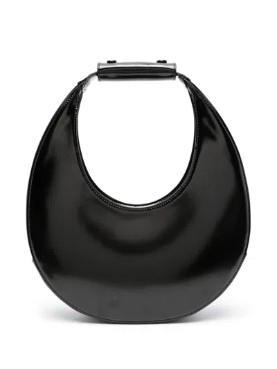 Staud Hand Bag In Leather In Black