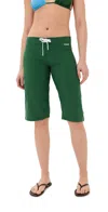Staud Harbor Board Shorts Jungle/white In Jungle/white