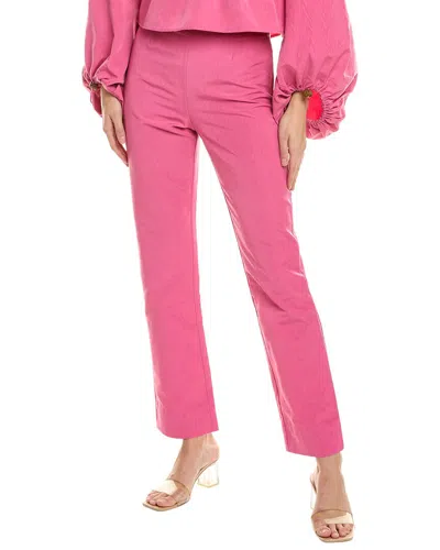 Staud Hardwood Pant In Pink