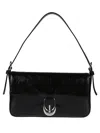 Staud Harlow Foldover Top Shoulder Bag In Black