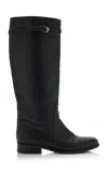 Staud Harlow Leather Riding Boots