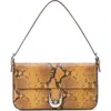 Staud Harlow Leather Shoulder Bag In Brown