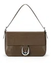 Staud Harlow Medium Leather Bag In Brown