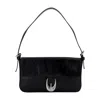Staud Harlow Shoulder Bag - Leather - Black In Black