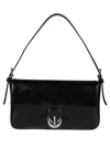Staud Harlow Foldover Top Shoulder Bag In Blk Black