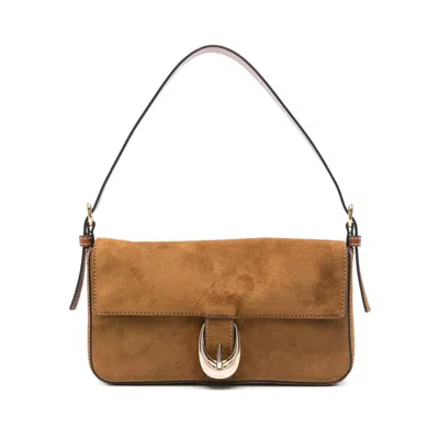 Staud Harlow Shoulder Bag In Brown