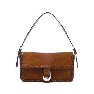 Staud Harlow Shoulder Bag In Brown