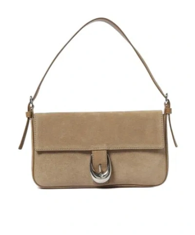 Staud Harlow Shoulder Bag In Brown