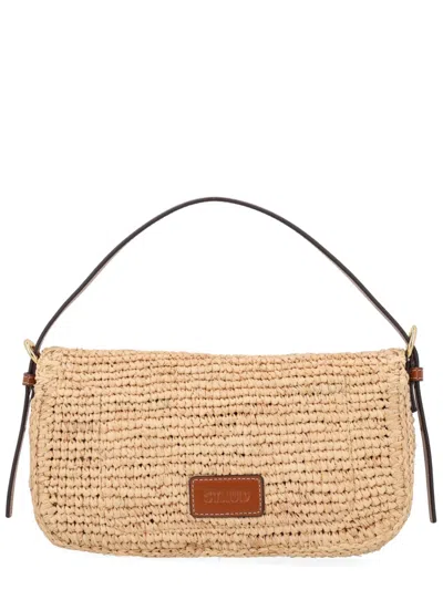 Staud Harlow Shoulder Bag In Sand