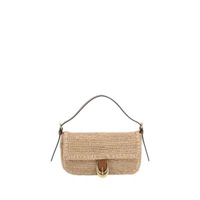 Staud Harlow Shoulder Women's Bag In Beige
