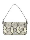 Staud Harlow Snake-print Shoulder Bag In Multi