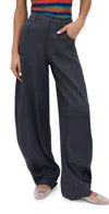 Staud Harrison Pants Chambray In Blue