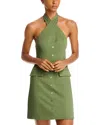 Staud Haven Dress Moss In Moss