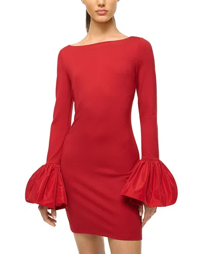 STAUD HAWTHORNE BELL CUFF DRESS