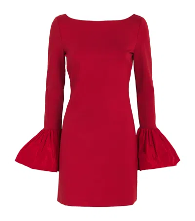 Staud Hawthorne Dress In Rouge In Red
