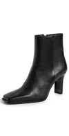 Staud Hendrix Ankle Boots Black In Black