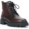 Staud Henry Combat Boots Espresso In Brown