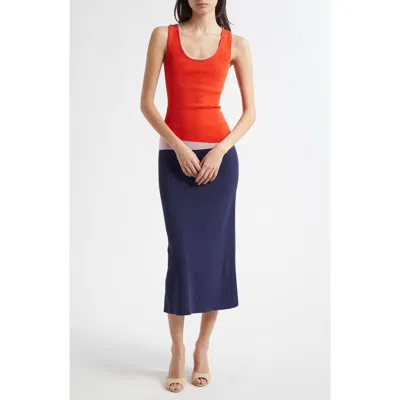 Staud Hermosa Dress In Red