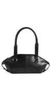 Staud Hester Mini Shoulder Bag Black In Black