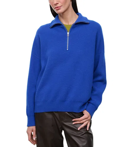 Staud Hudson Cashmere Sweater In Blue