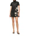 Staud Ilana Mini Dress In Black In Black