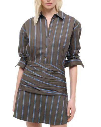 Staud Indya Mini Dress In Black