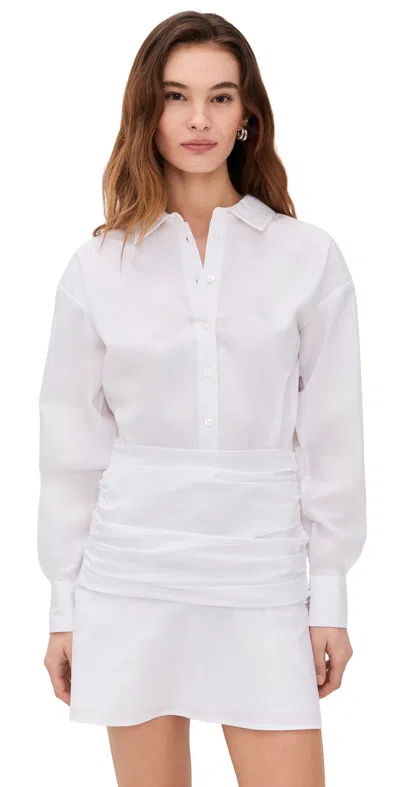 Staud Indya Mini Dress White In Multi