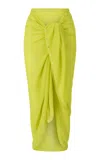 Staud Inlet Sarong Swim Cover-up In Green