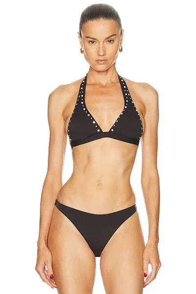 Staud Irina Bikini Top In Black
