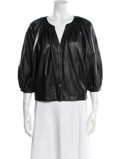 Pre-owned Staud Jacket In Black