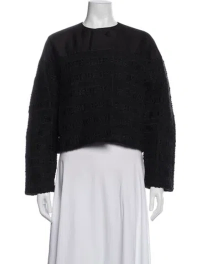 Pre-owned Staud Jacket In Black