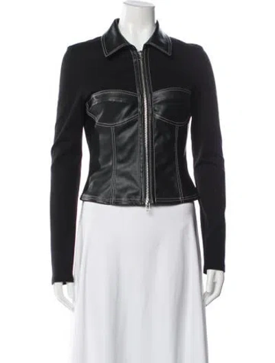 Pre-owned Staud Jacket In Black